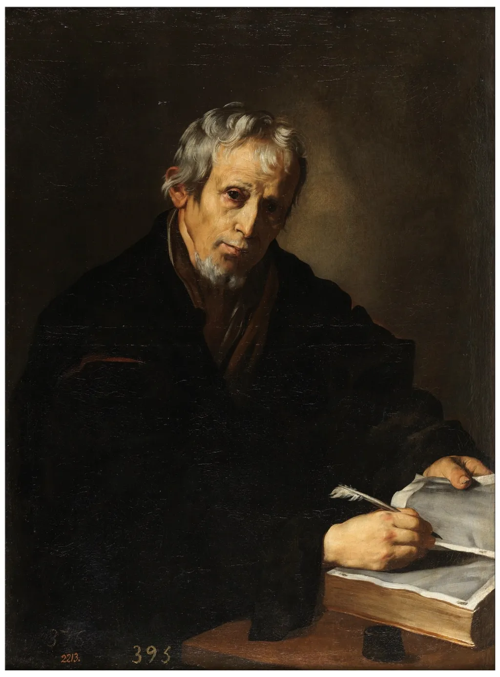 Heraclitus, by Jusepe de Ribera, oil, 1615