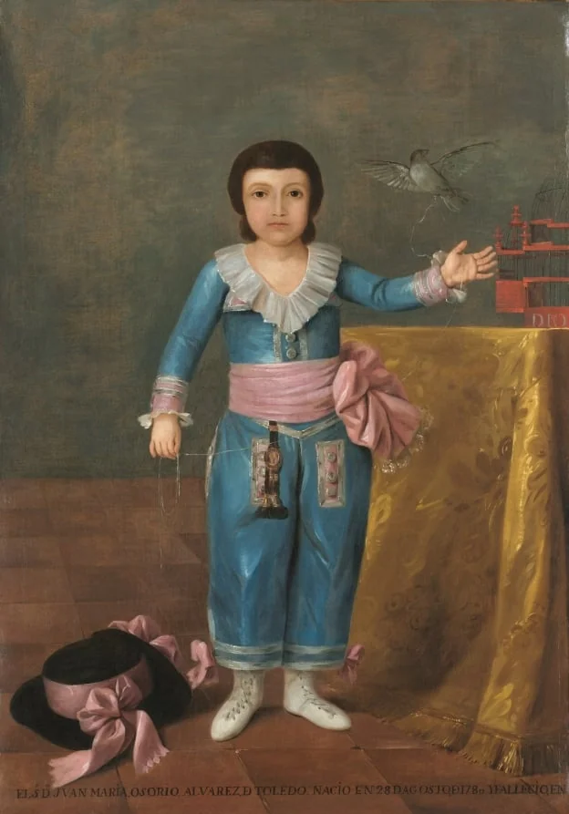 Portrait of Juan Maria Osorio, detail