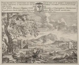 The Flutist, by Crescenzio Onofri, ink, 1696