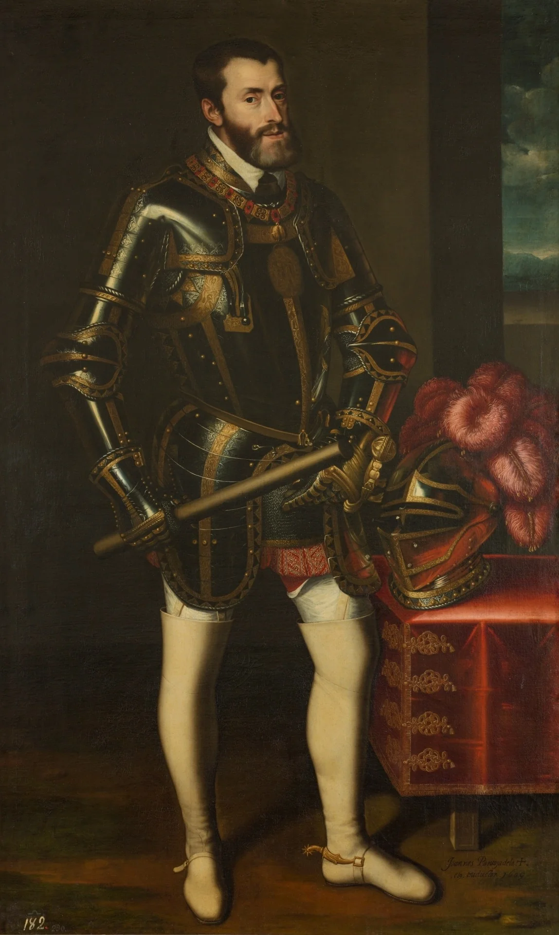 The Emperor Charles V, detail