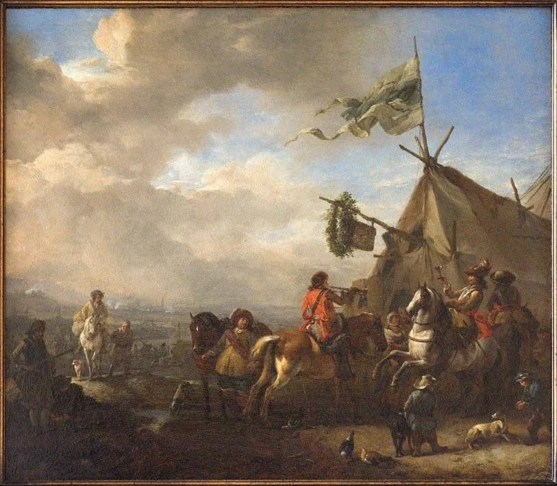 Soldatenlager, detail