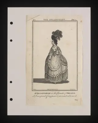 Mrs Lessingham in the character of Oriana, by J. Thornthwaite, 1
