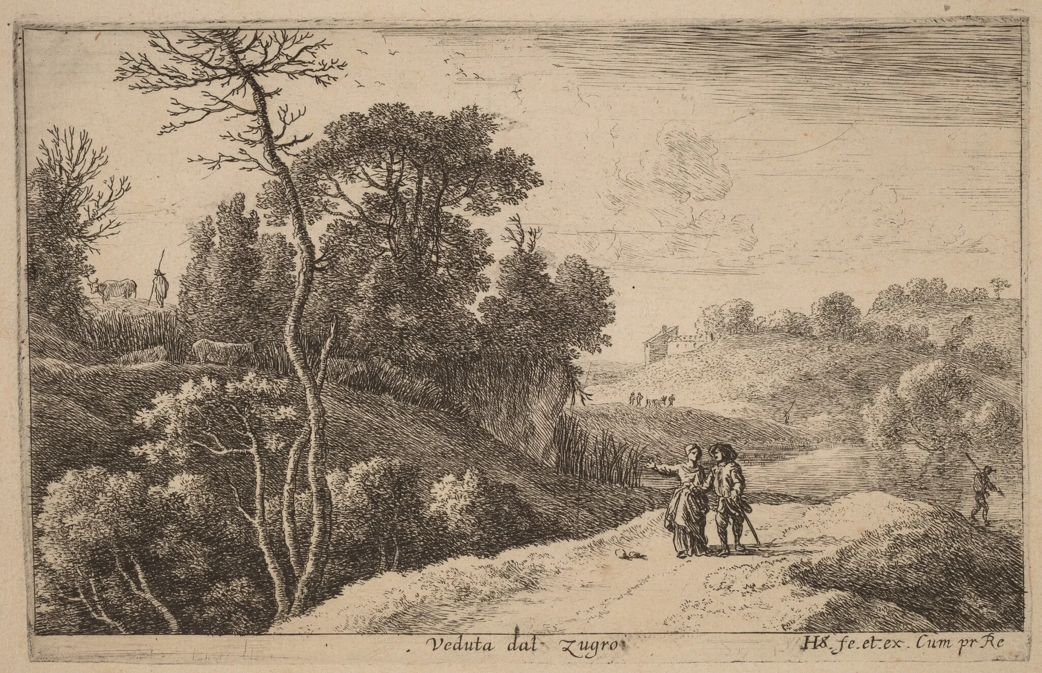 First View of Zugro, detail