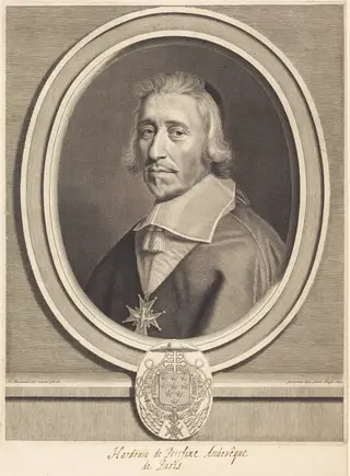 Hardouin de Perefixe, by Robert Nanteuil, ink, 1663