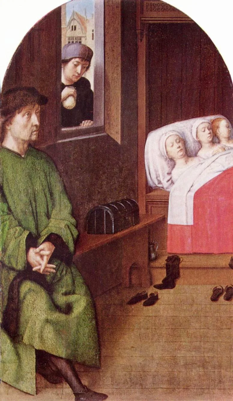 Three Legends of Saint Nicholas, detail