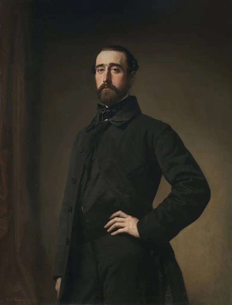 Segismundo Moret y Quintana, by Federico de Madrazo y Kuntz, oil, 1855