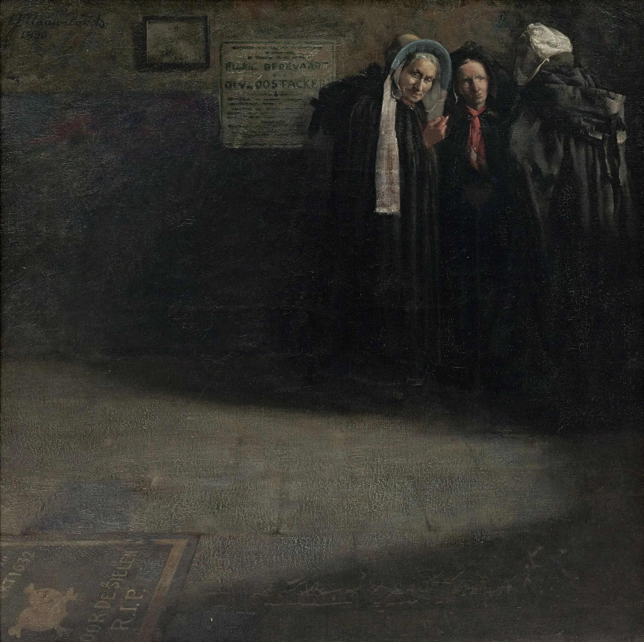 Three Bigots, detail