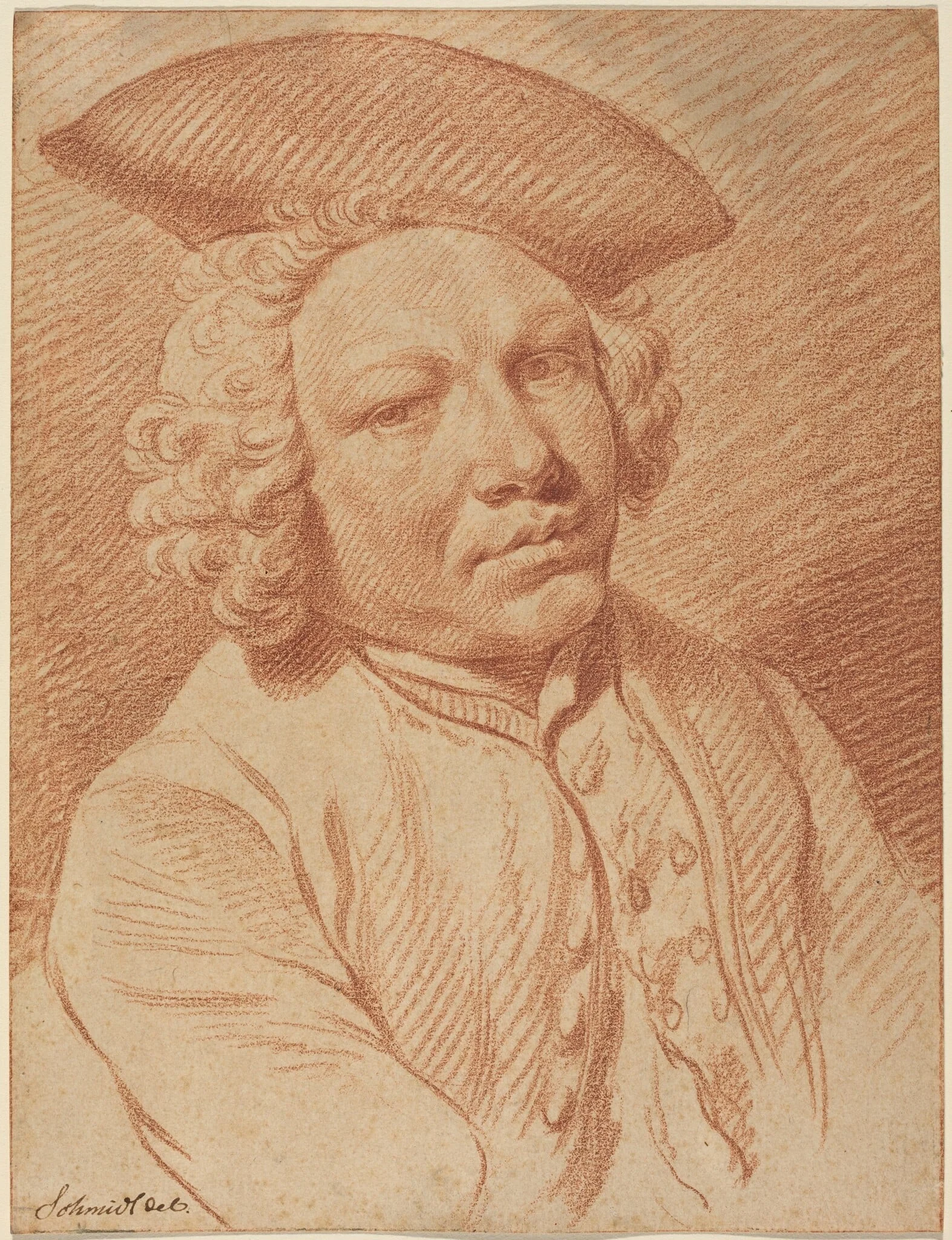 Portrait of a Man in a Tricorn Hat, detail