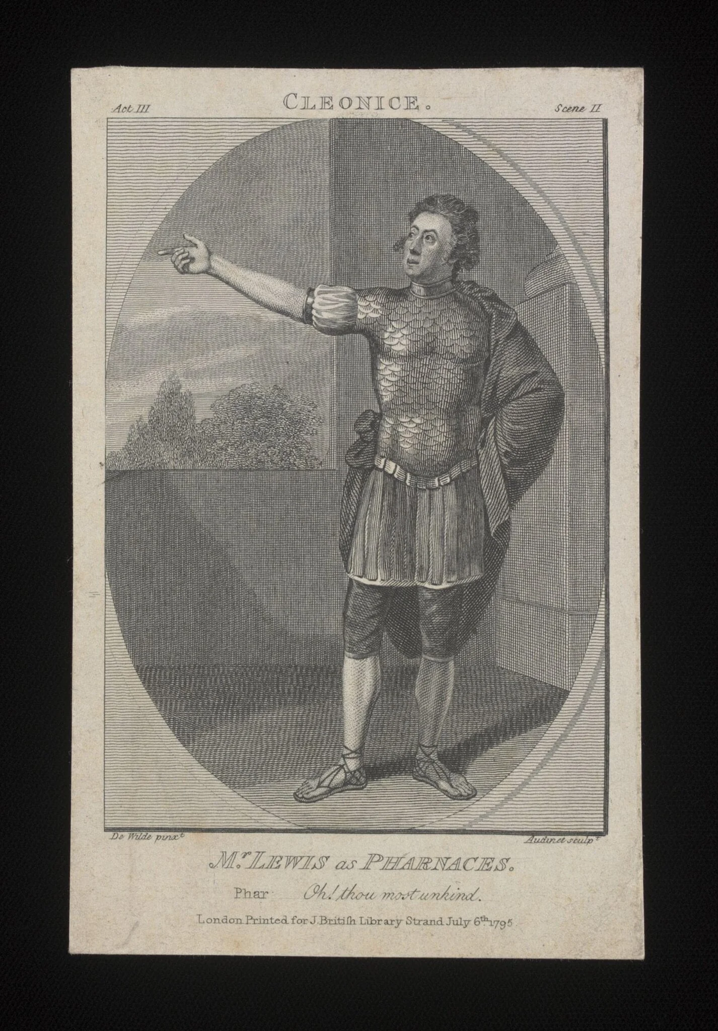 Mr. Lewis as Pharnaces, detail