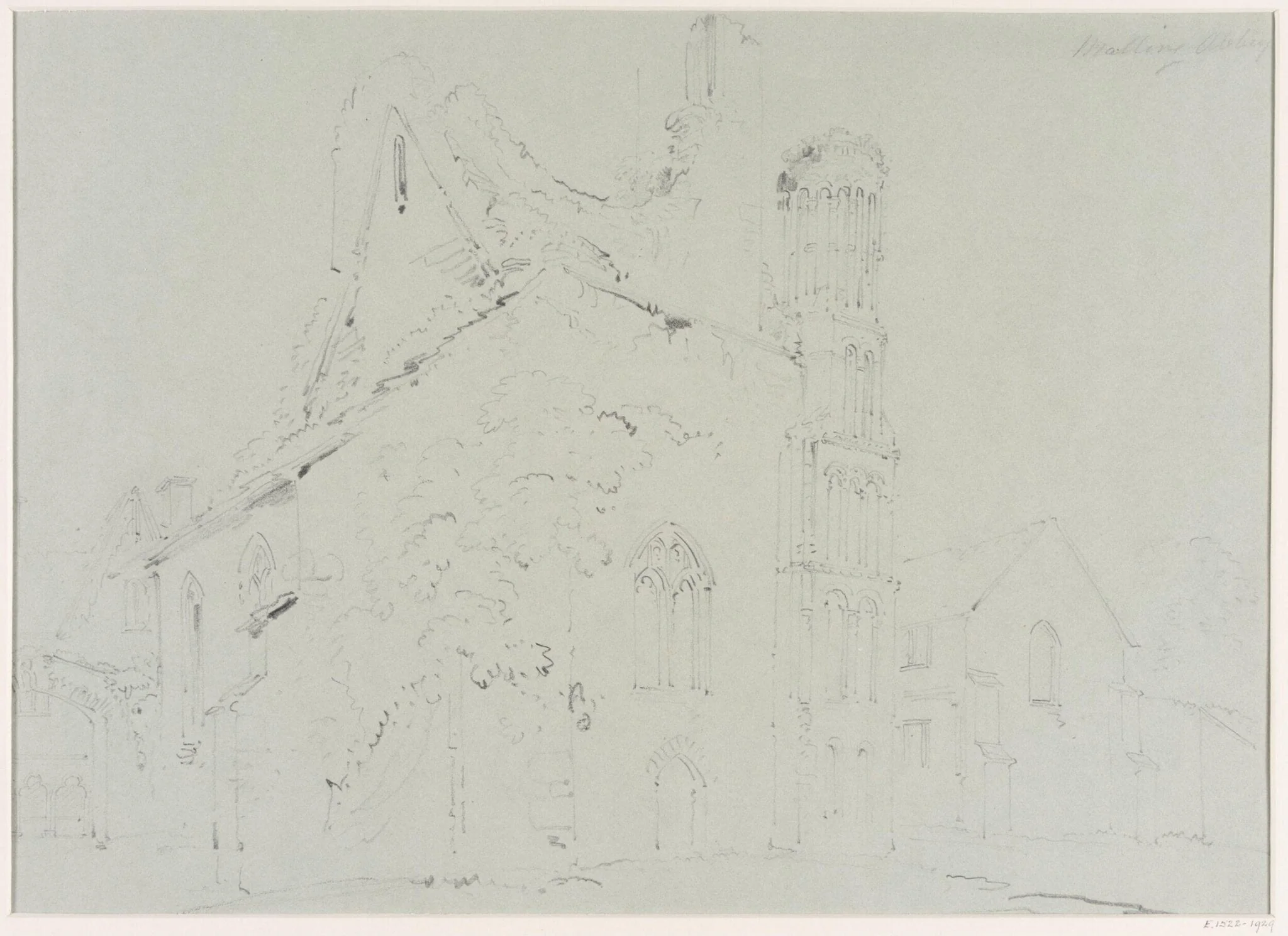 Malling Abbey, detail
