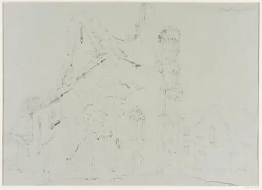Malling Abbey, by William Page, 1816