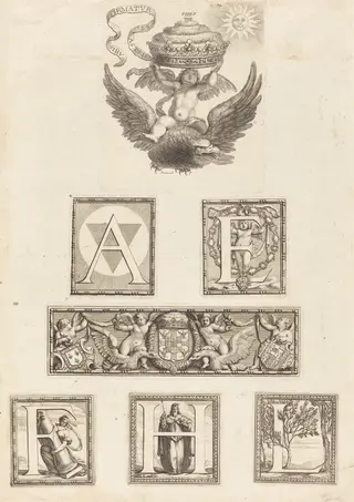 Pendant, by Robert Nanteuil, ink, 1650