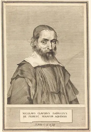 Nicolas-Claude Fabri de Peiresc, by Claude Mellan, ink, 1637