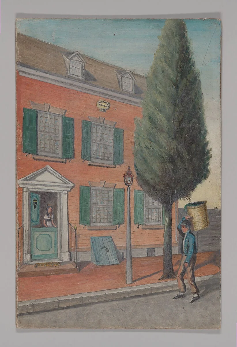 Tea Rusk and Brick House, detail