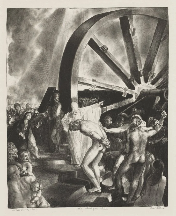 The Christ of the Wheel, detail