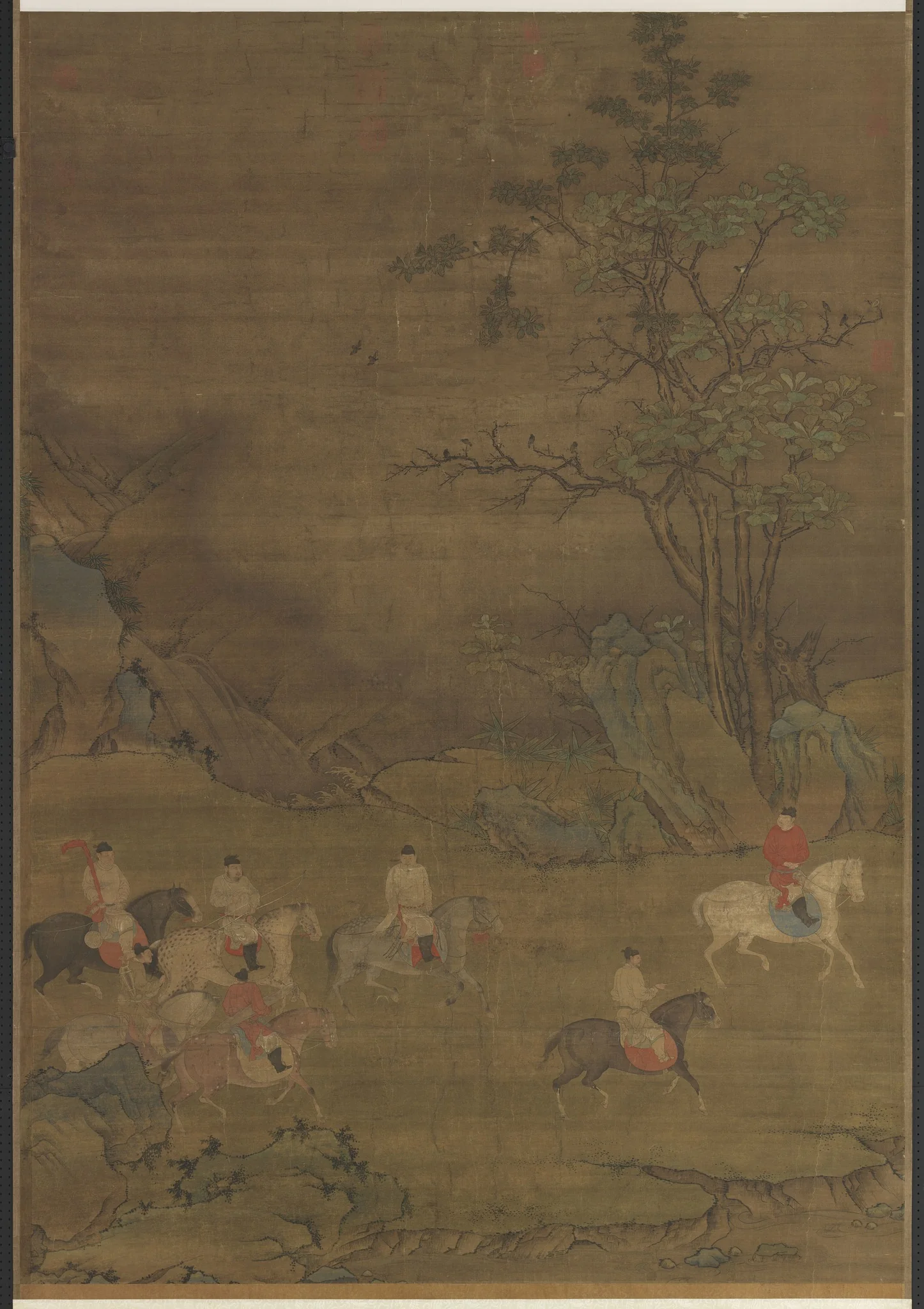 Riding in Spring, detail