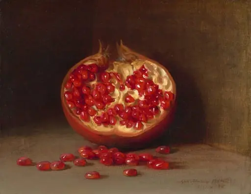 A Pomegranate, Siena, by George Henry Hall, oil, 1885