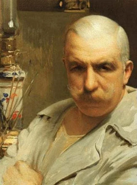 Self-portrait, detail