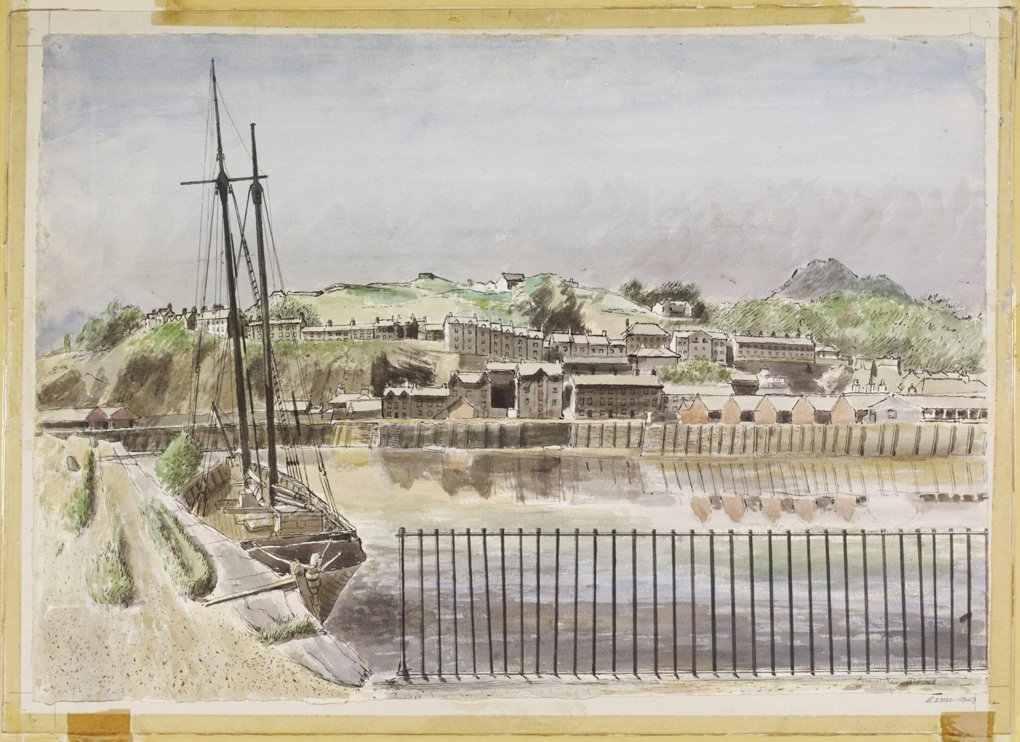 Old Wharves, Portmadoc, Caernarvonshire., detail