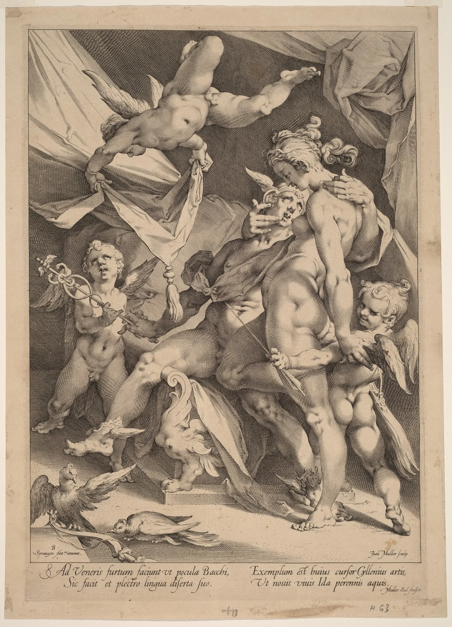 Venus and Mercury, detail