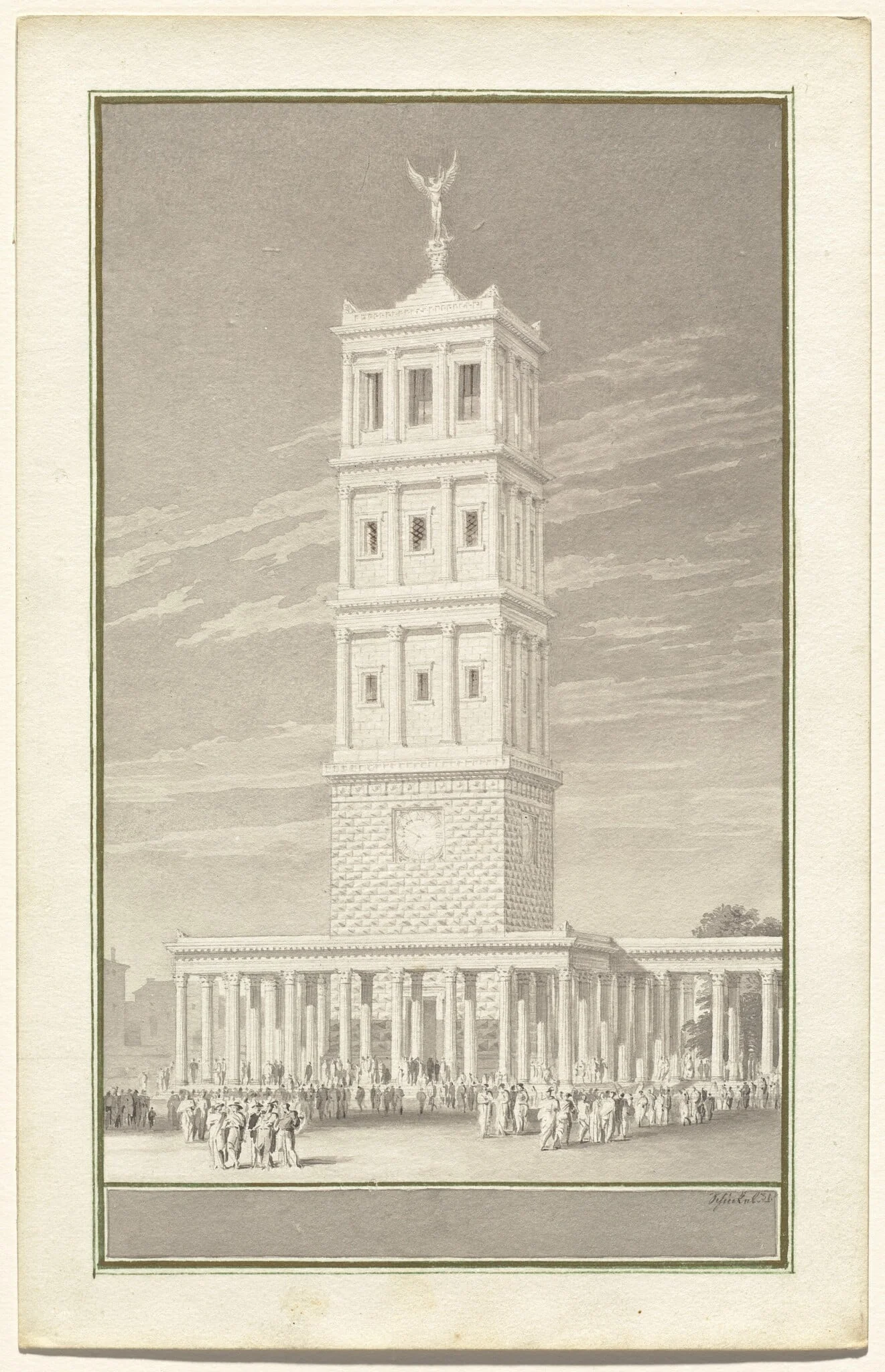 Campanile of a Cathedral for Berlin, detail