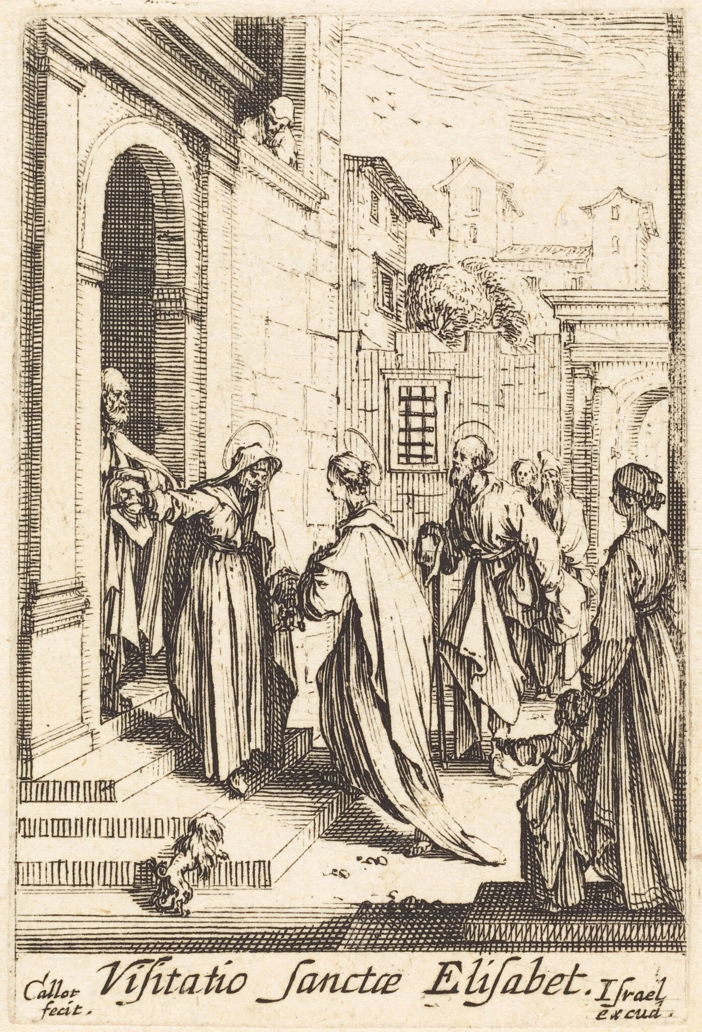 The Visitation, detail