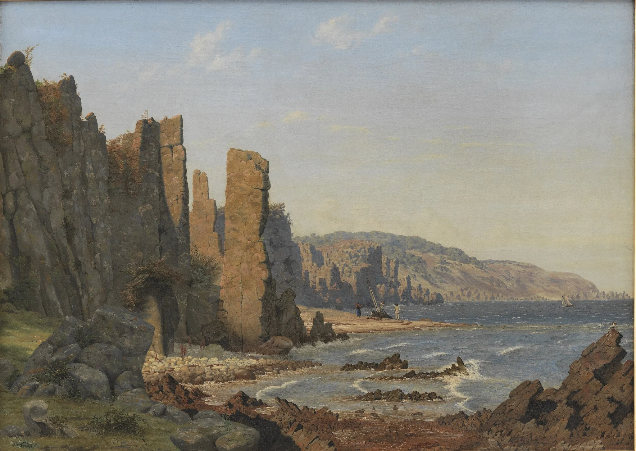 A Rocky Coast. Rø, Bornholm, detail