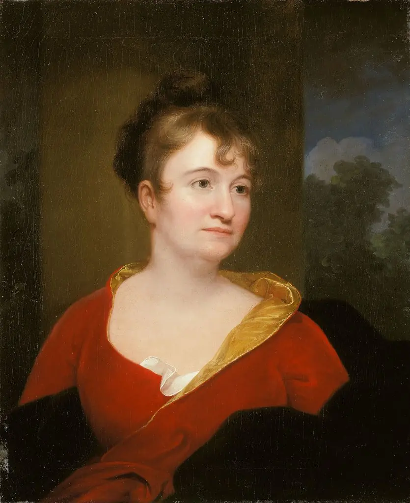 Abigail Inskeep Bradford, by Rembrandt Peale, oil, 1805