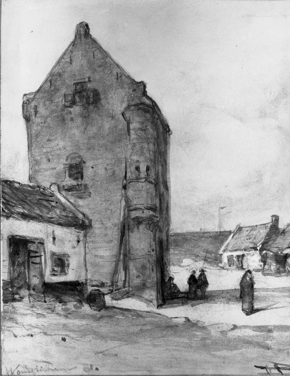 Castle by the Sea, Woudrichem, detail