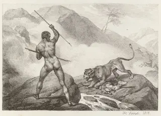 African Hunter (Chasseur Africain), by Horace Vernet, 1818