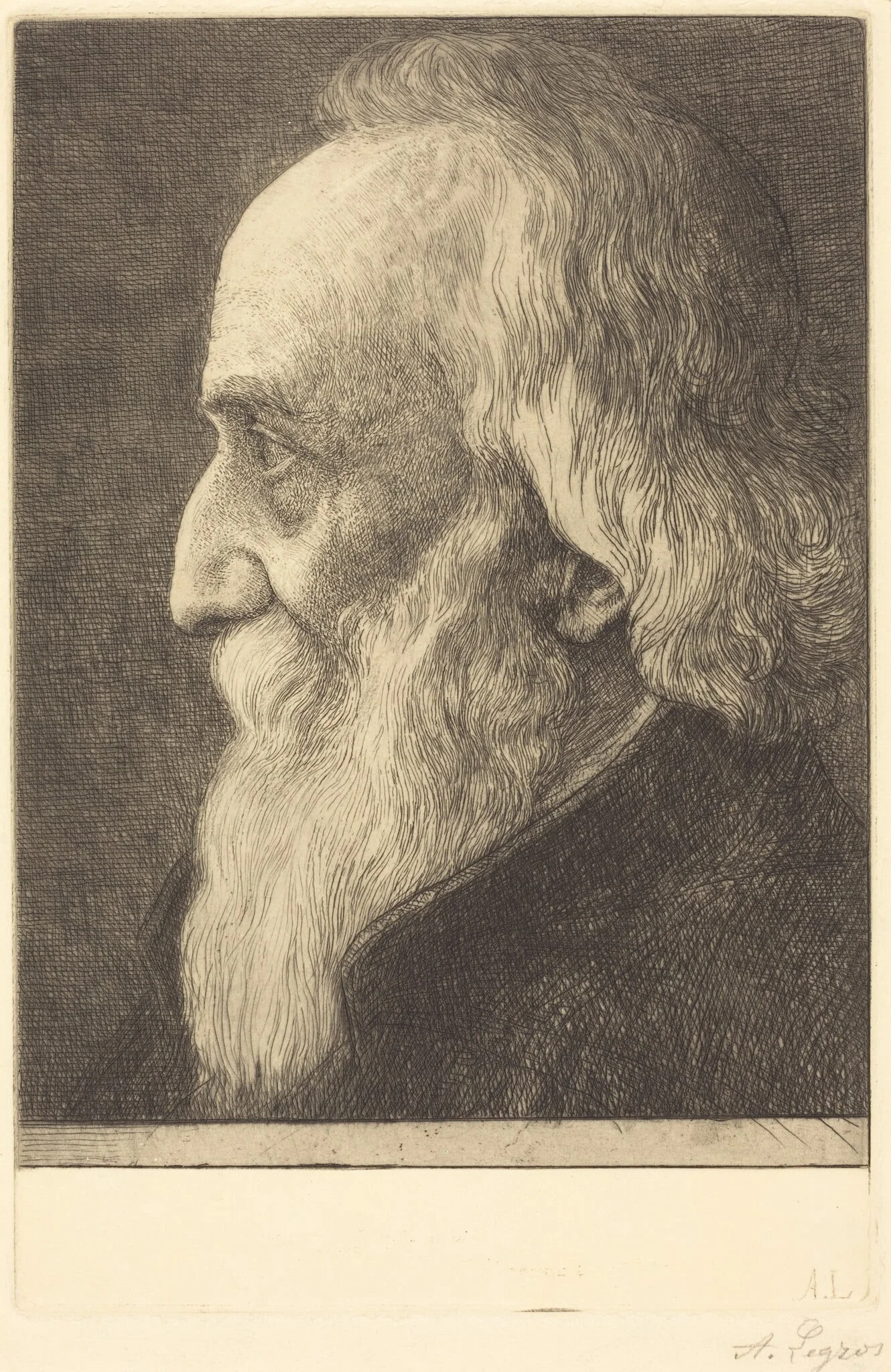 Self-Portrait, 13th plate, detail