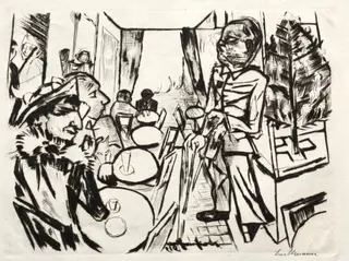 Christmas 1919, by Max Beckmann, 1919