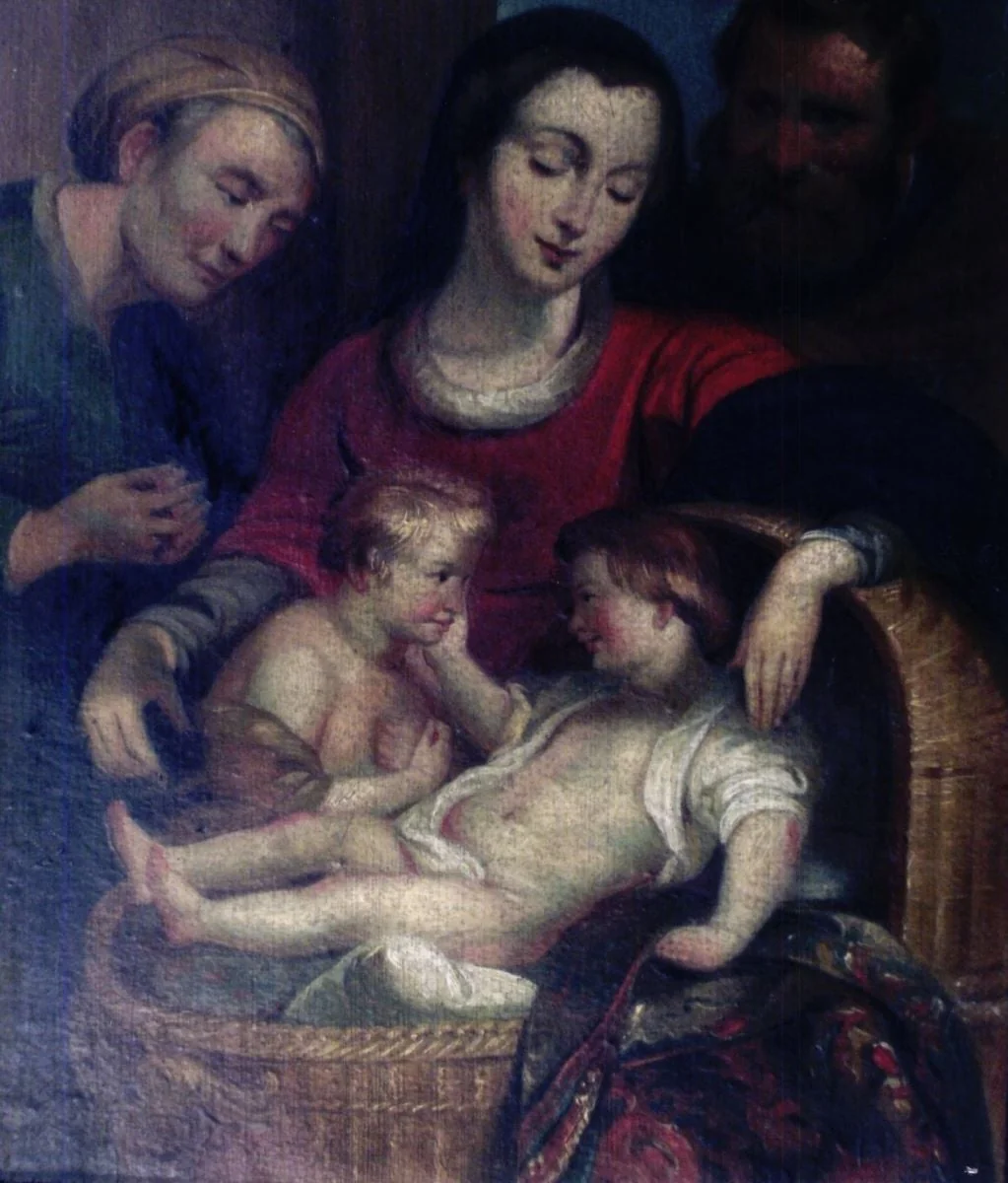 Sfânta Familie, detail