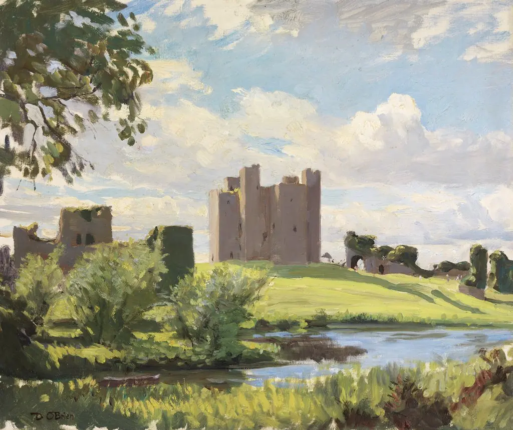 Trim Castle, County Meath, by Dermod O'Brien, oil, 1938