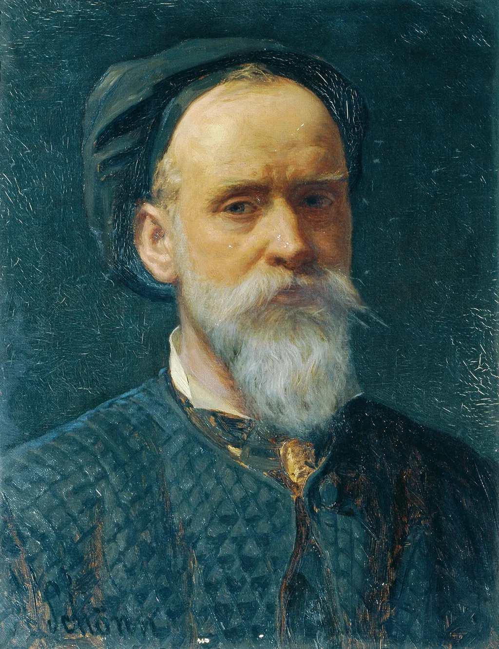 Selbstbildnis, by Alois Schönn, oil, 1871
