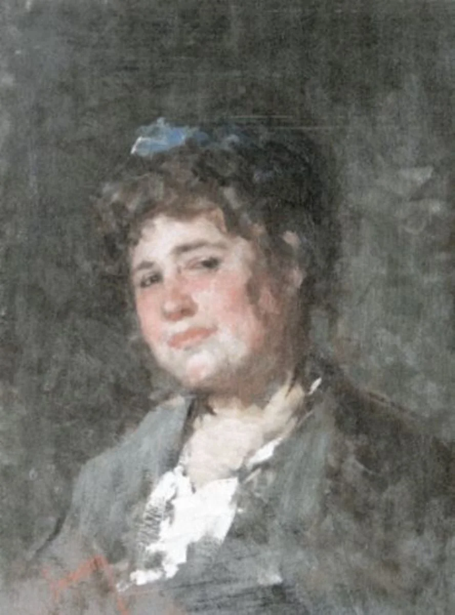 Portret de femeie, detail