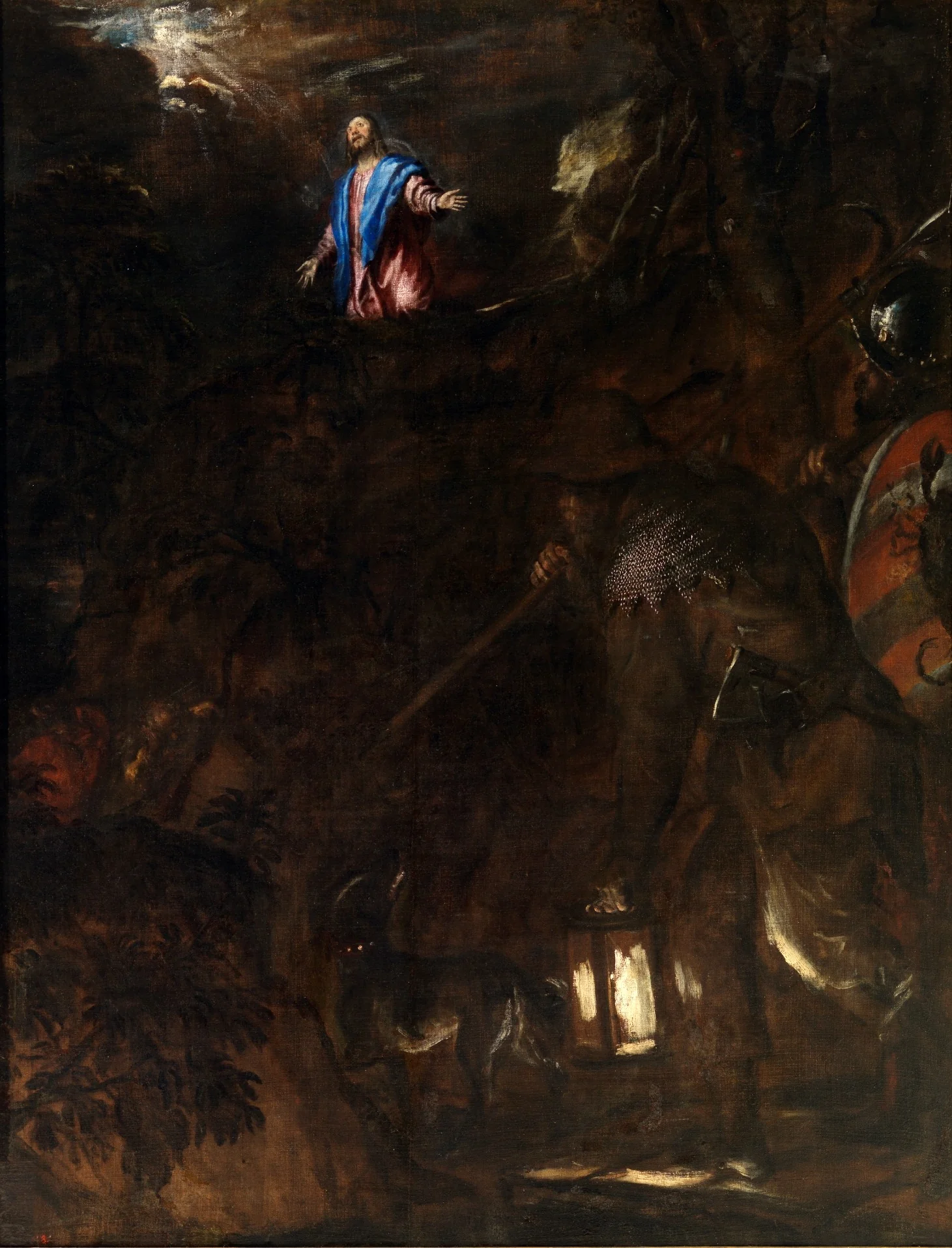 The Agony in the Garden, detail