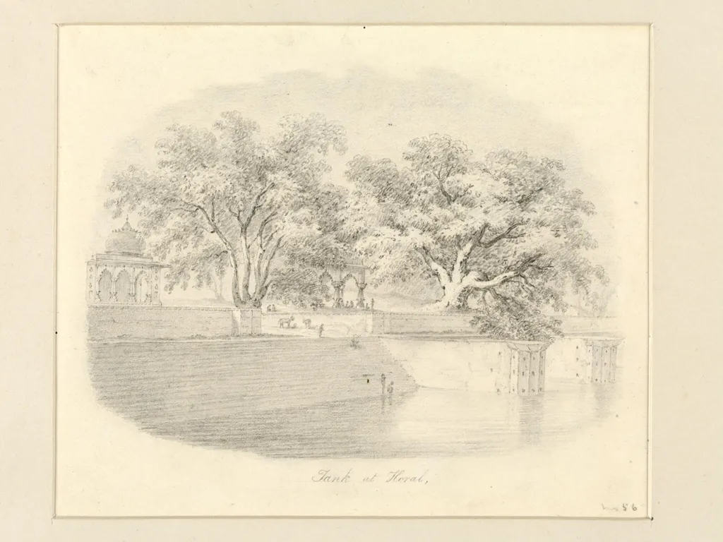 Tank at Horal, by Robert Captain Smith, 1830
