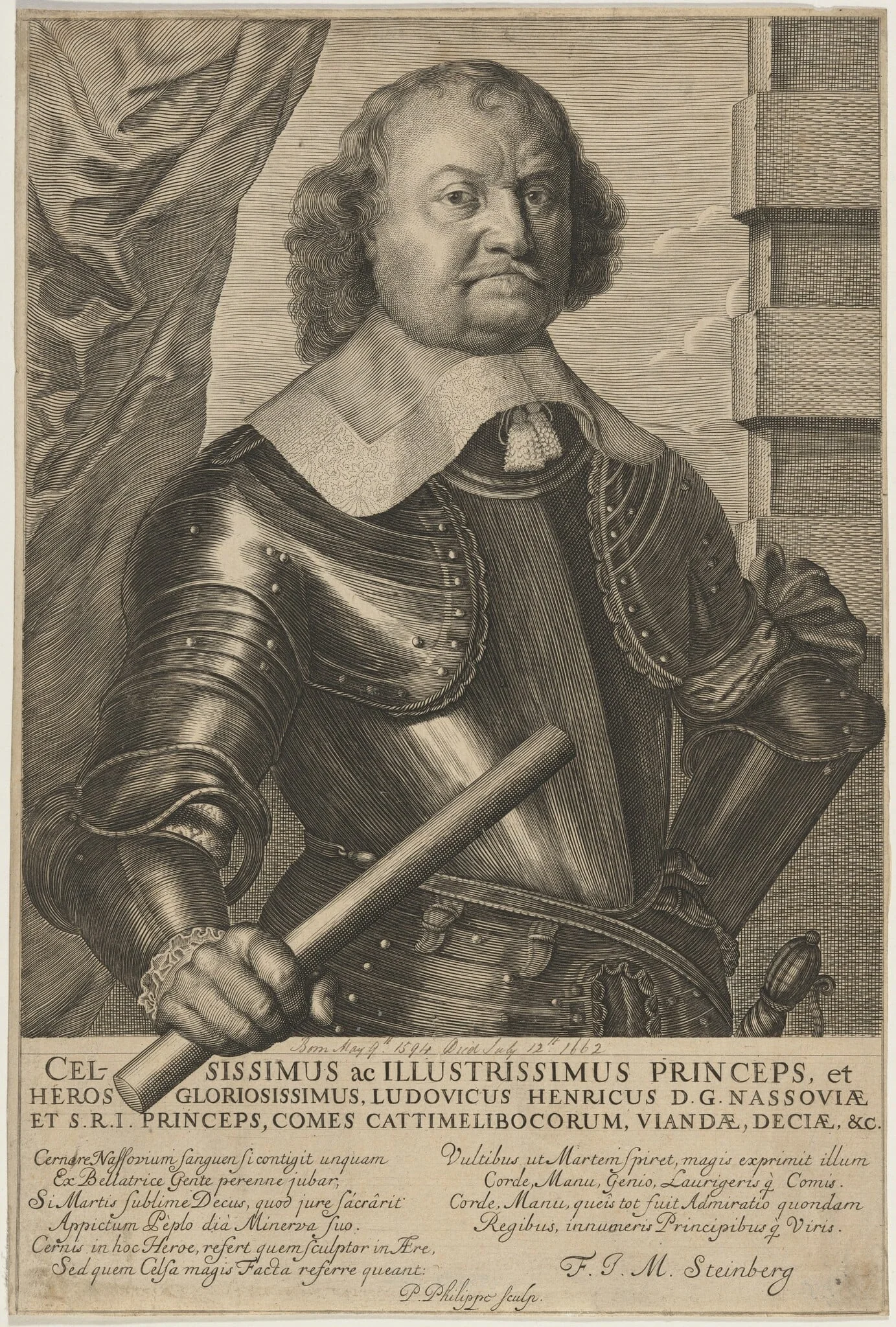 Louis Henry of Nassau, detail