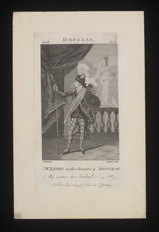 Mr Lewis in the character of Douglas, by John Goldar, 21