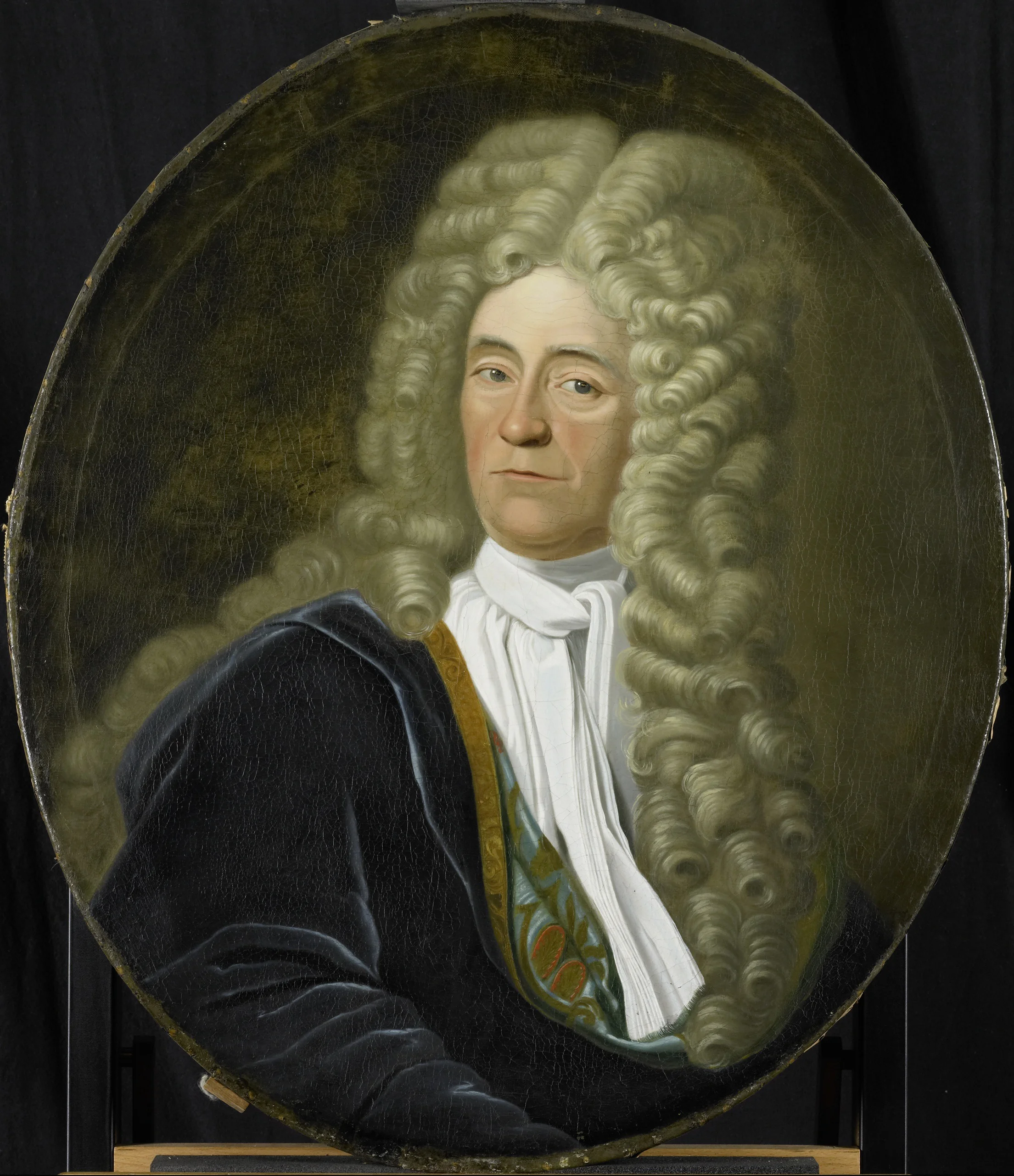 Portrait of Willem van Hogendorp, Director of the Rotterdam Chamber of the Dutch East India Company, elected 1692, detail