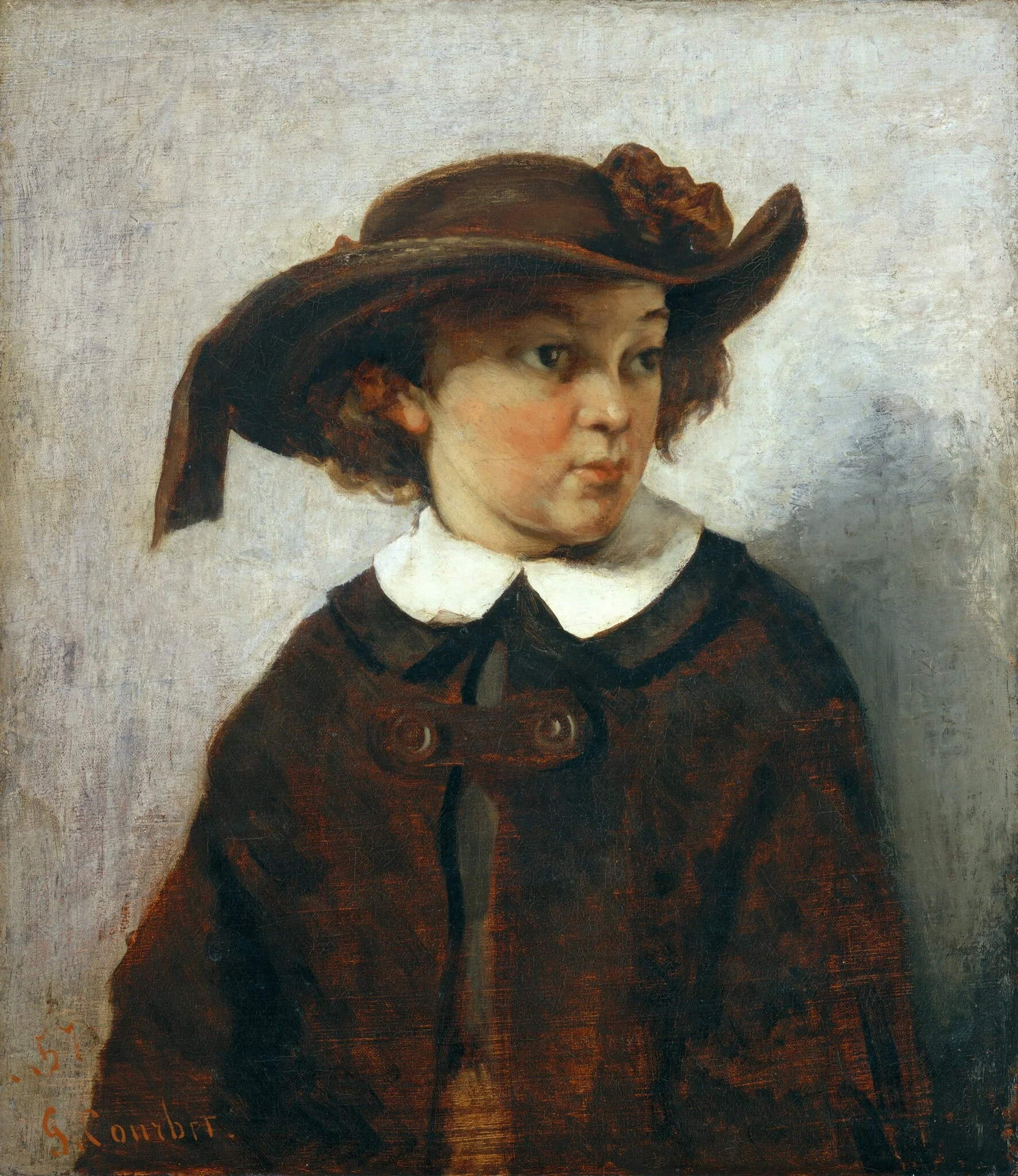 Portrait of a Young Girl, detail