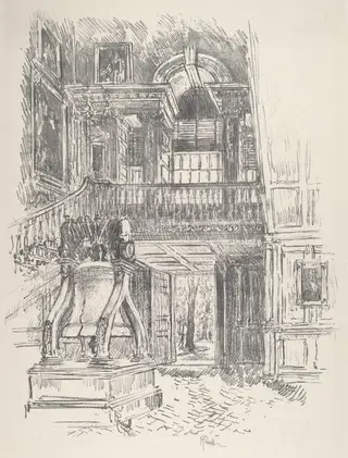 Liberty Bell, by Joseph Pennell, ink, 1912