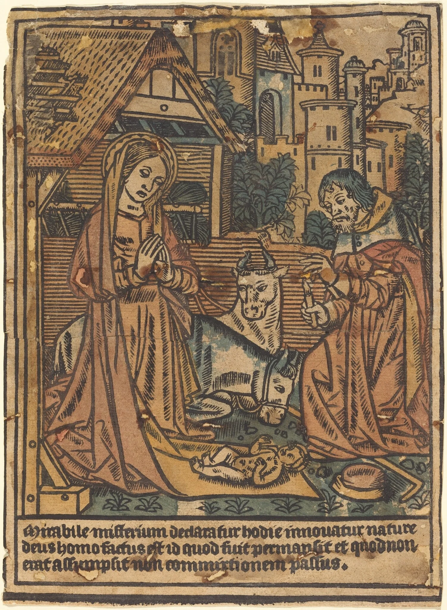 The Nativity, detail