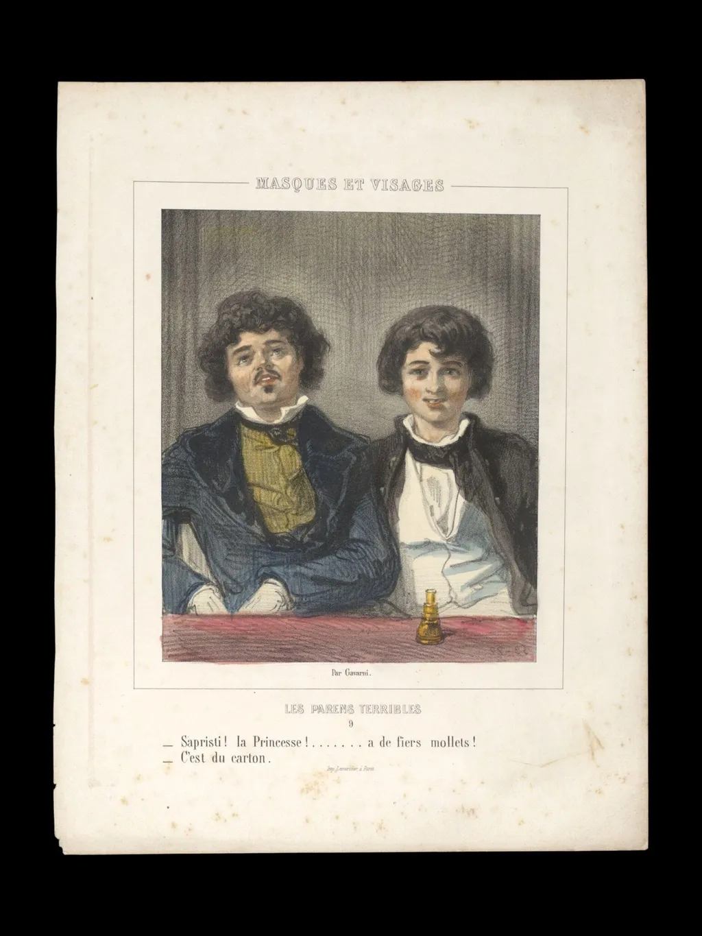 H Beard Print Collection, by Paul Gavarni, 1850