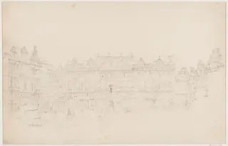 Grande Place, Brussels, by Thomas Sidney Cooper, 1850