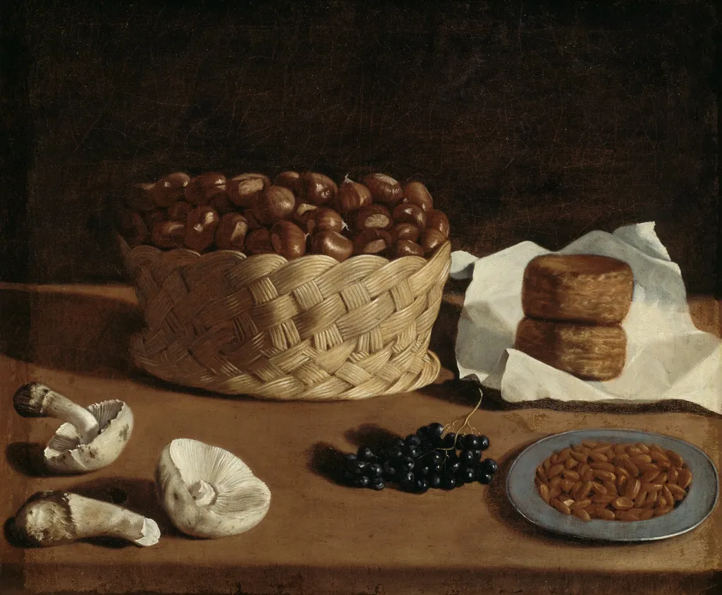 Kitchen Still Life, by Paolo Antonio Barbieri, oil, 1640