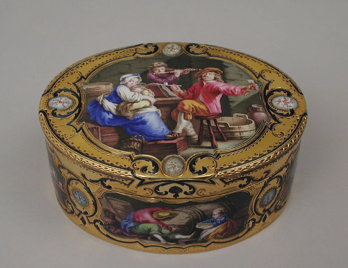 Snuffbox, detail