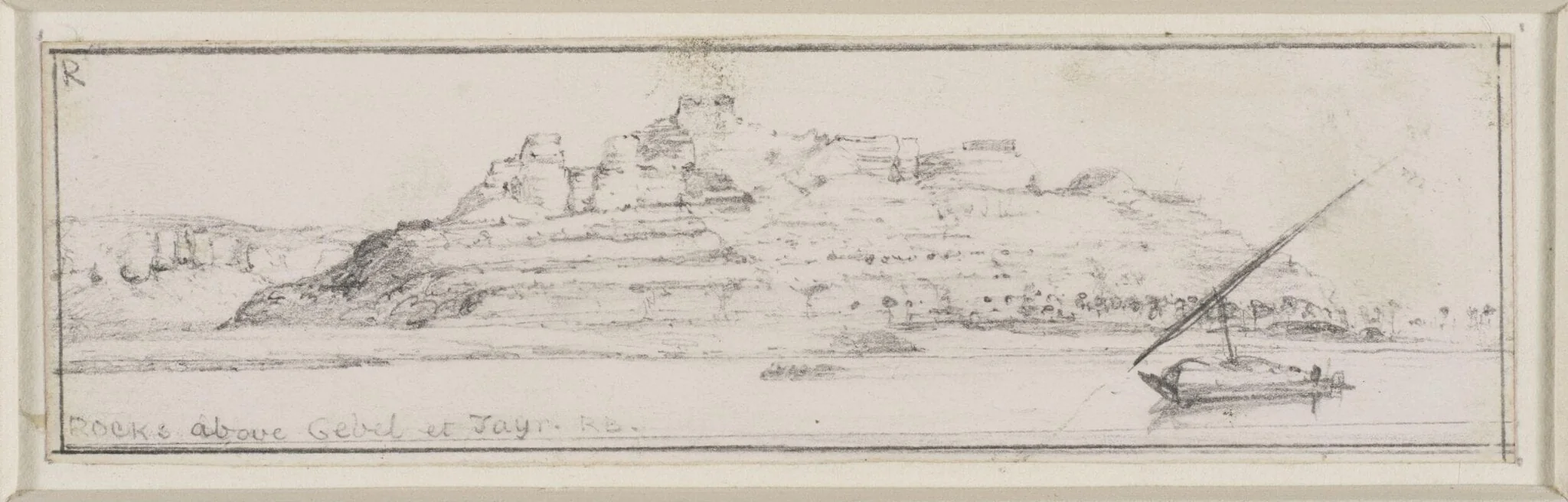 Rocks above Gebel et Tayr, detail