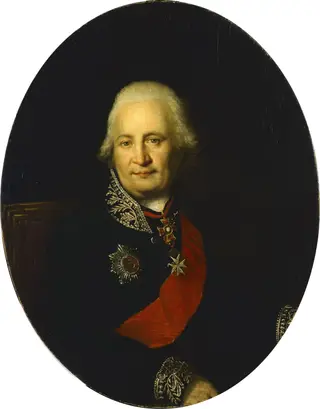Portrait of N.N.Bantysh-Kamensky, by Nikolay Argunov, oil, 1811